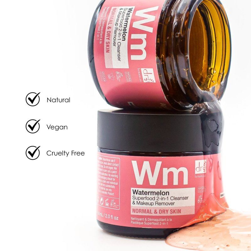Watermelon Superfood Limpiador y Desmaquillador 2 en 1 60ml
