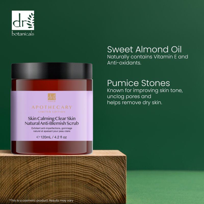 Skin Calming Clear Skin Natural Anti-Blemish Scrub 120ml