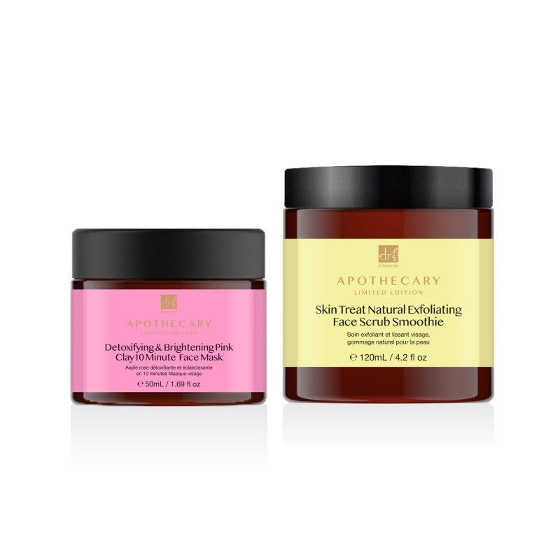 Mascarilla facial desintoxicante + kit exfoliante