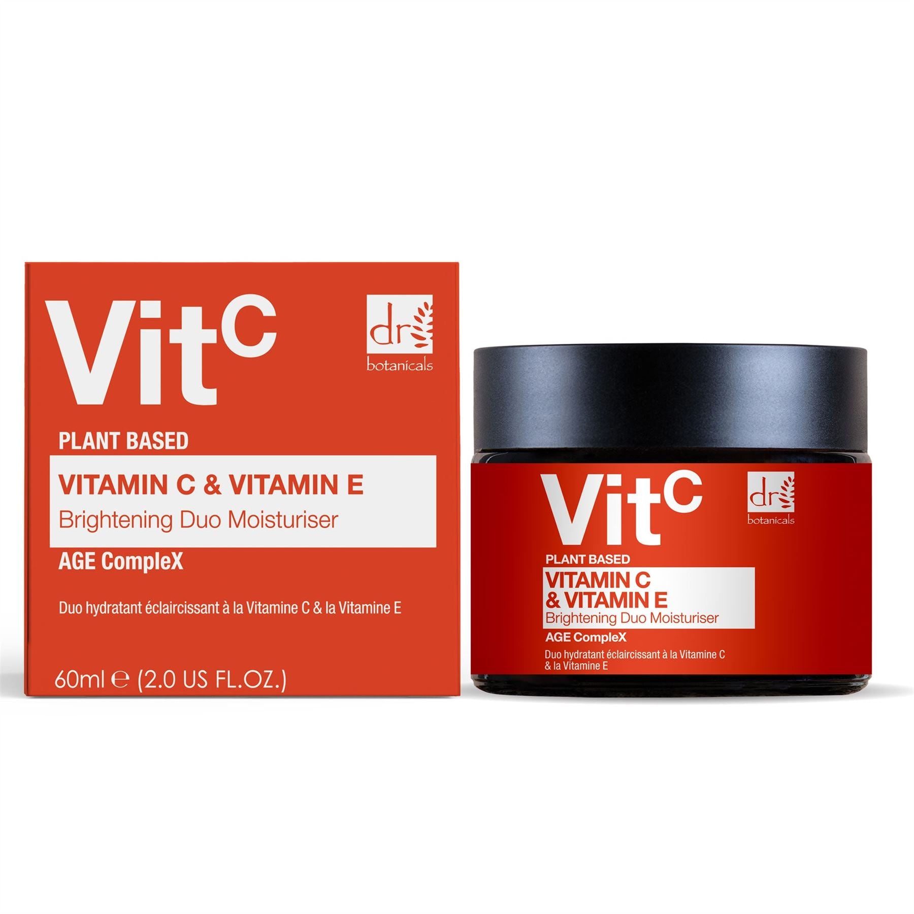 Dúo hidratante iluminador con vitamina C 1% y vitamina E 60 ml