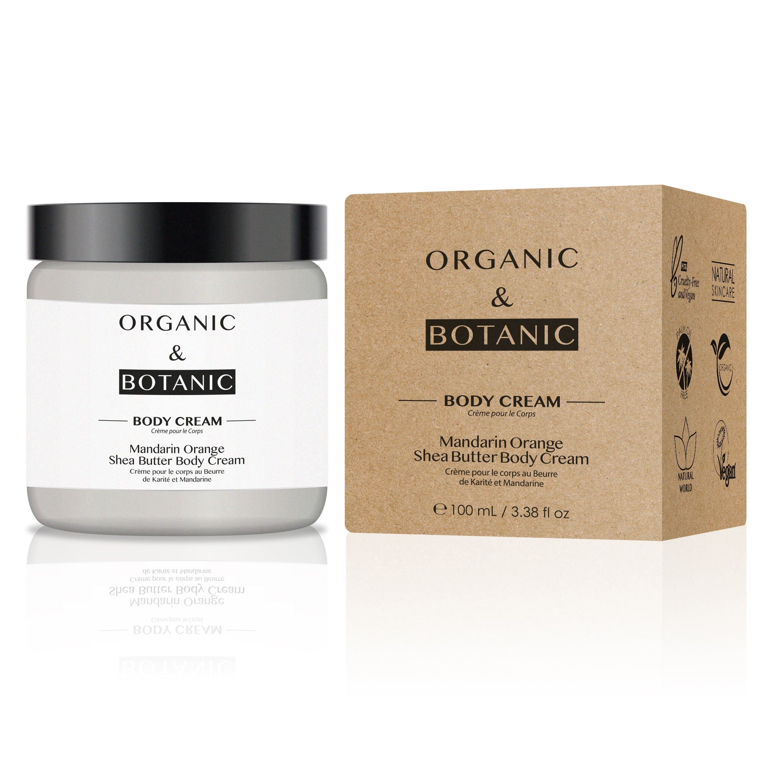 Kit hidratante para rostro y cuerpo potenciador de naranja mandarina