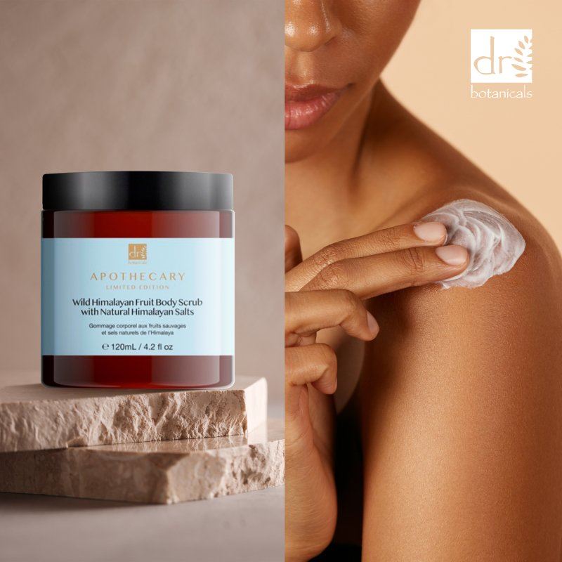 Exfoliante Corporal de Frutas Silvestres del Himalaya con Sales Naturales del Himalaya 120ml