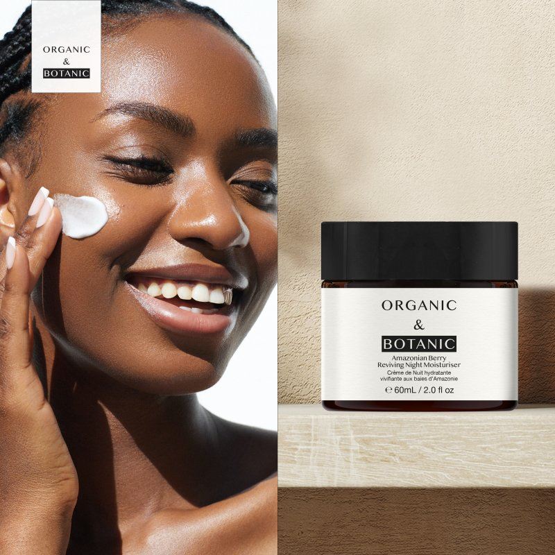 Amazonian Berry Night Moisturizer with Hyaluronic Acid & Vitamin C - 60ml - Deeply Hydrating, Anti-Aging Formula for Younger-Looking Skin