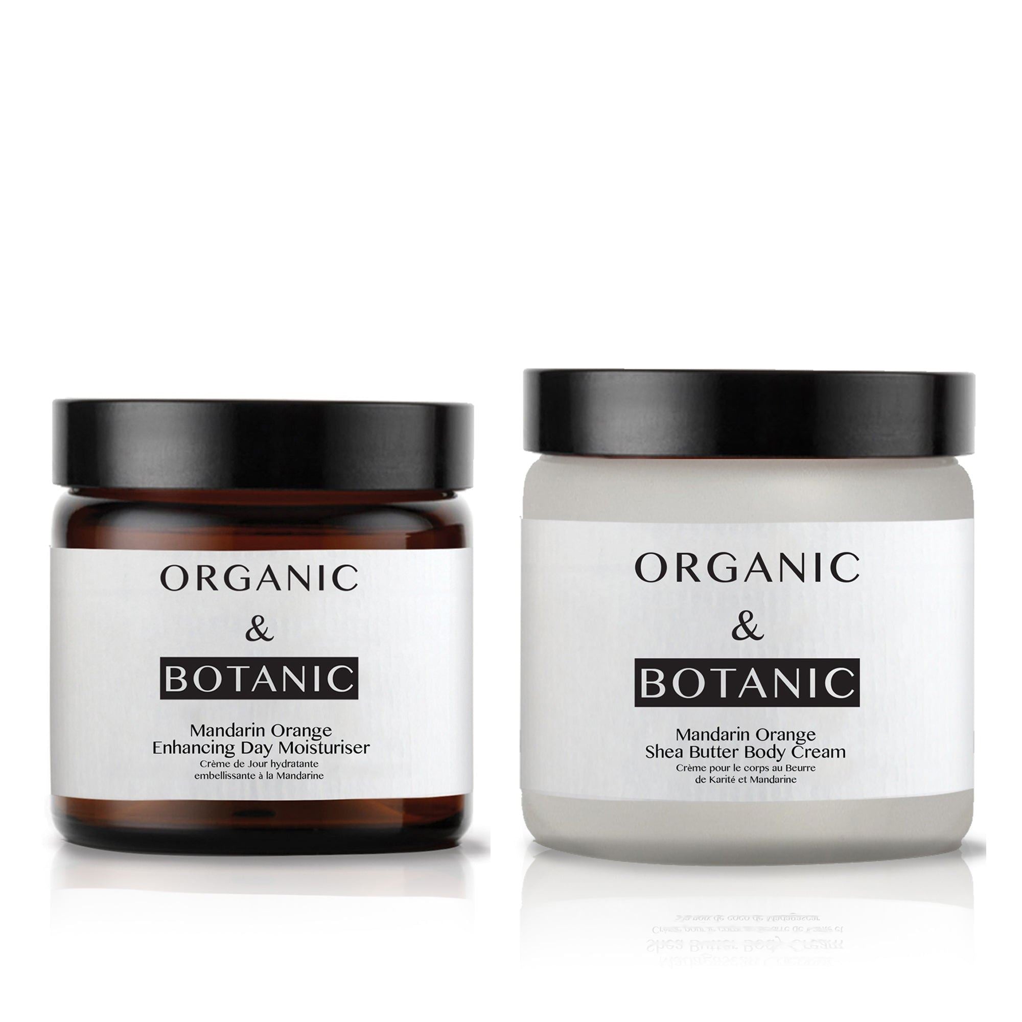 Kit hidratante para rostro y cuerpo potenciador de naranja mandarina