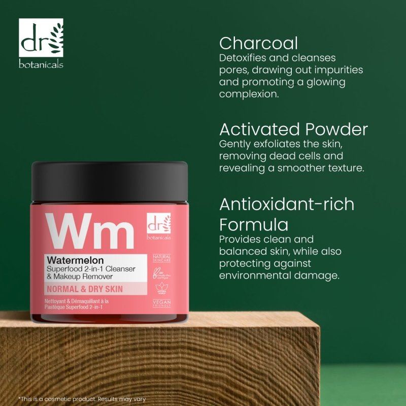 Watermelon Superfood Limpiador y Desmaquillador 2 en 1 60ml