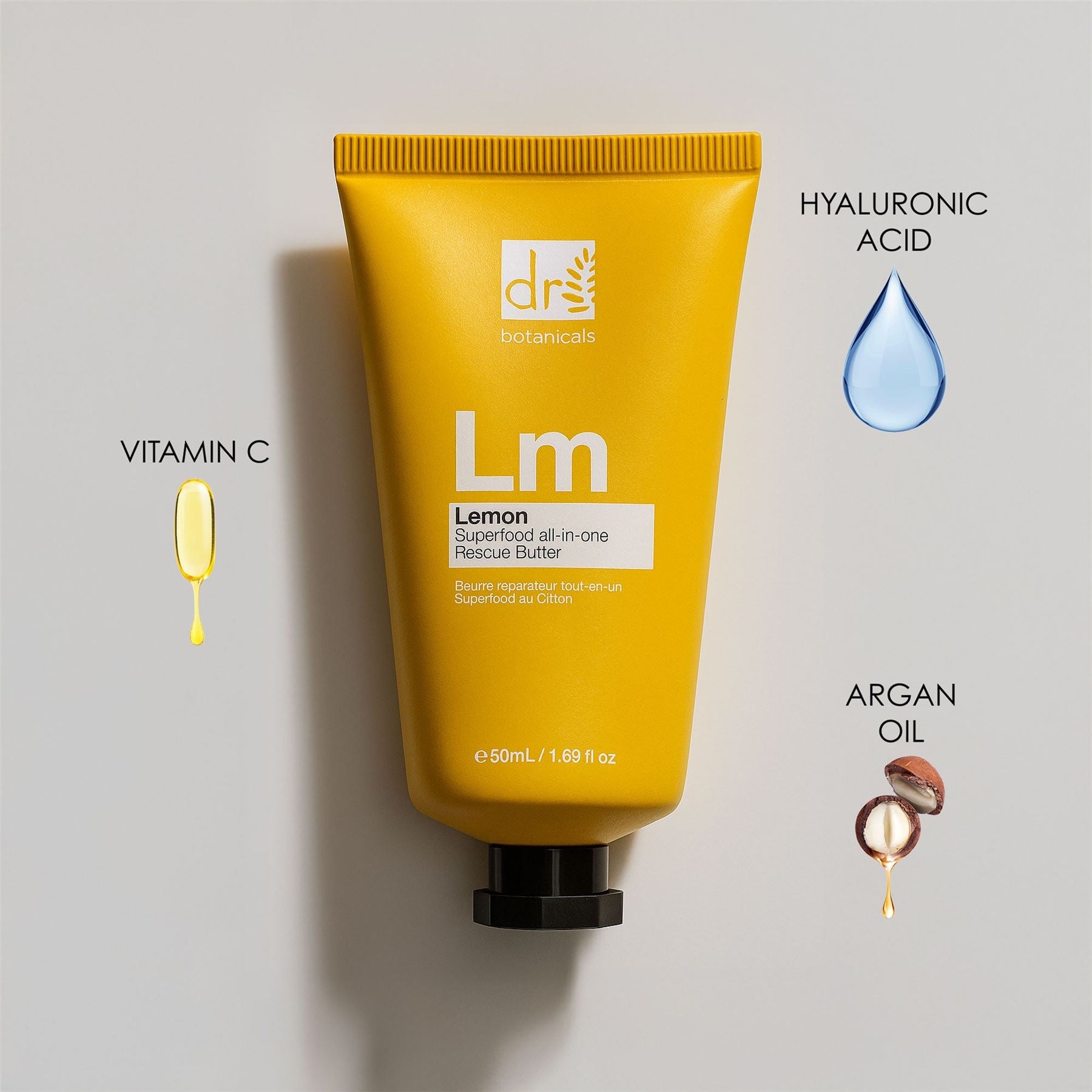RDB Lemon Superfood all-in-one Rescue Butter 50ml Trio Set