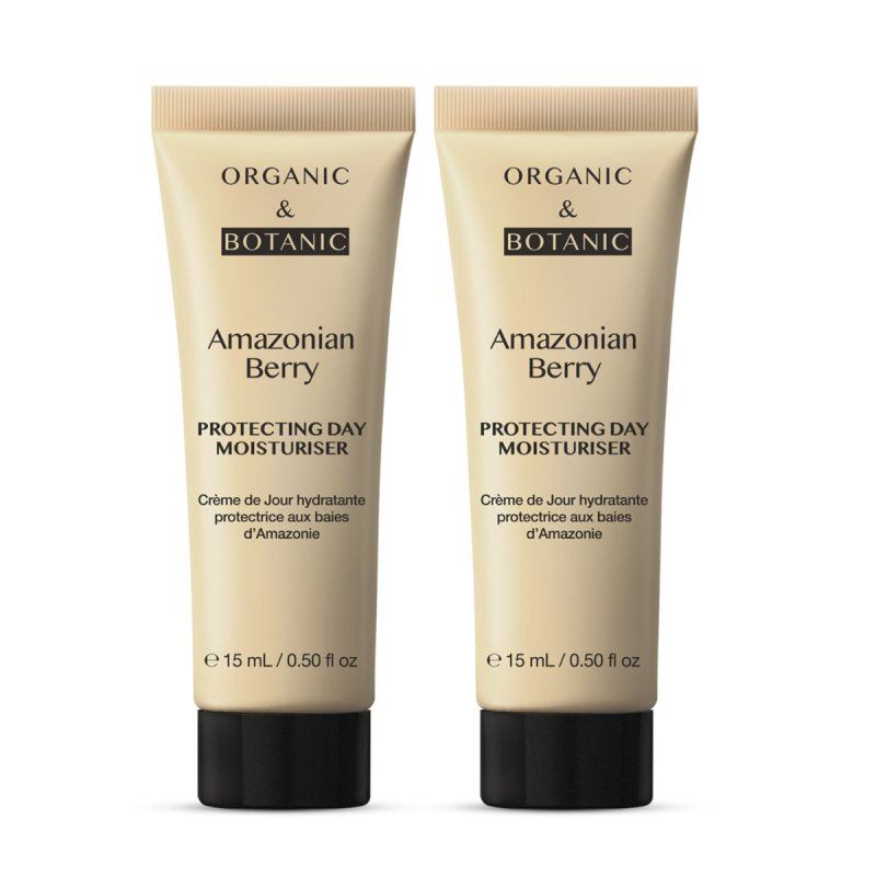 Kit dúo de crema hidratante de día con bayas amazónicas de 15 ml