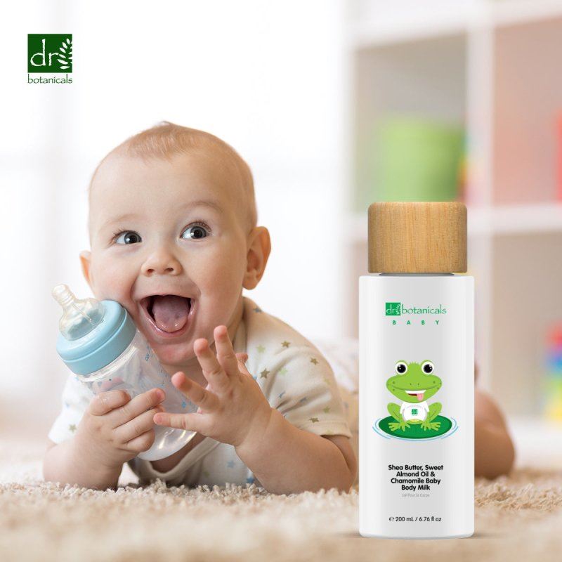 Kit de crema para pañales y leche corporal con aceite de almendras dulces para bebé