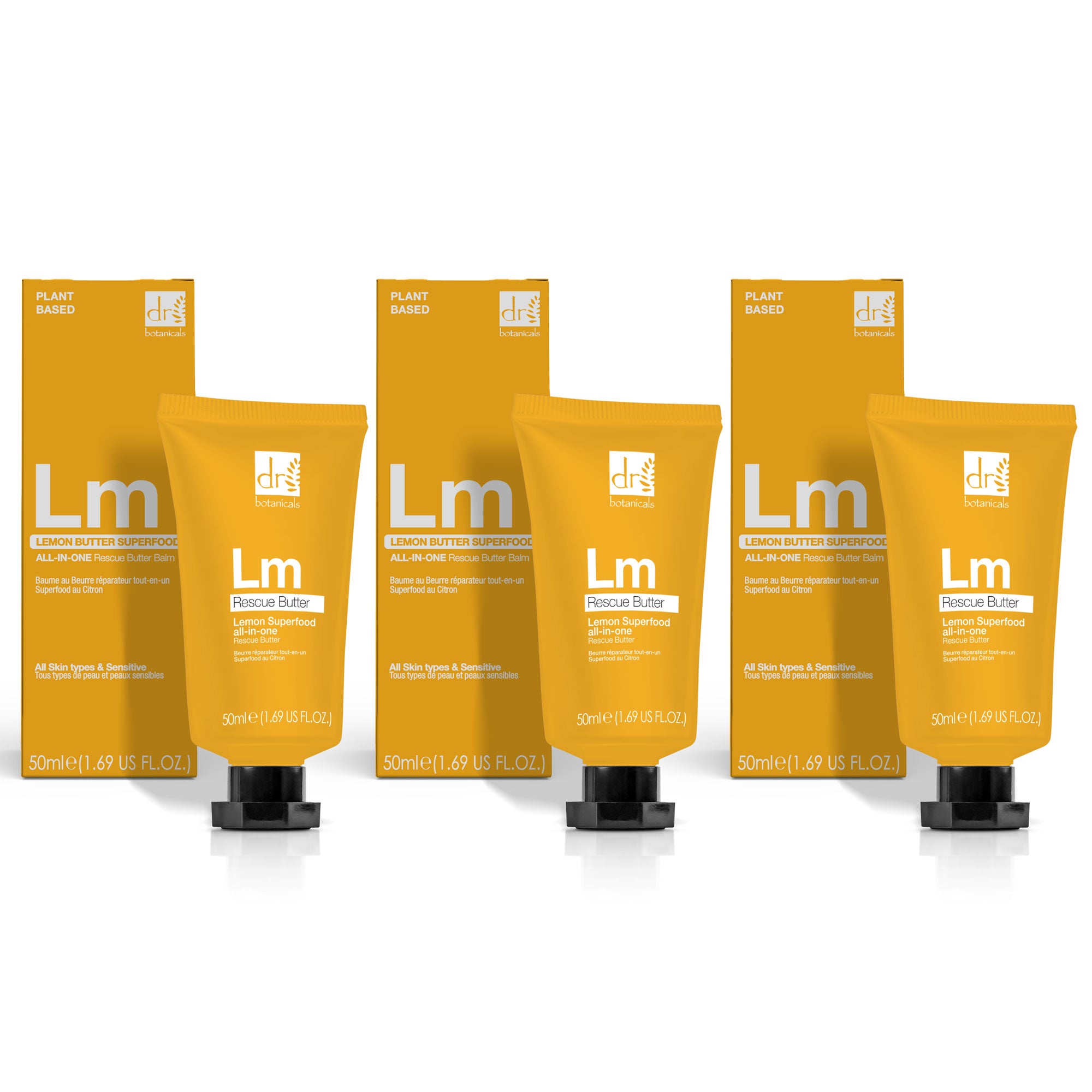 RDB Lemon Superfood all-in-one Rescue Butter 50ml Trio Set