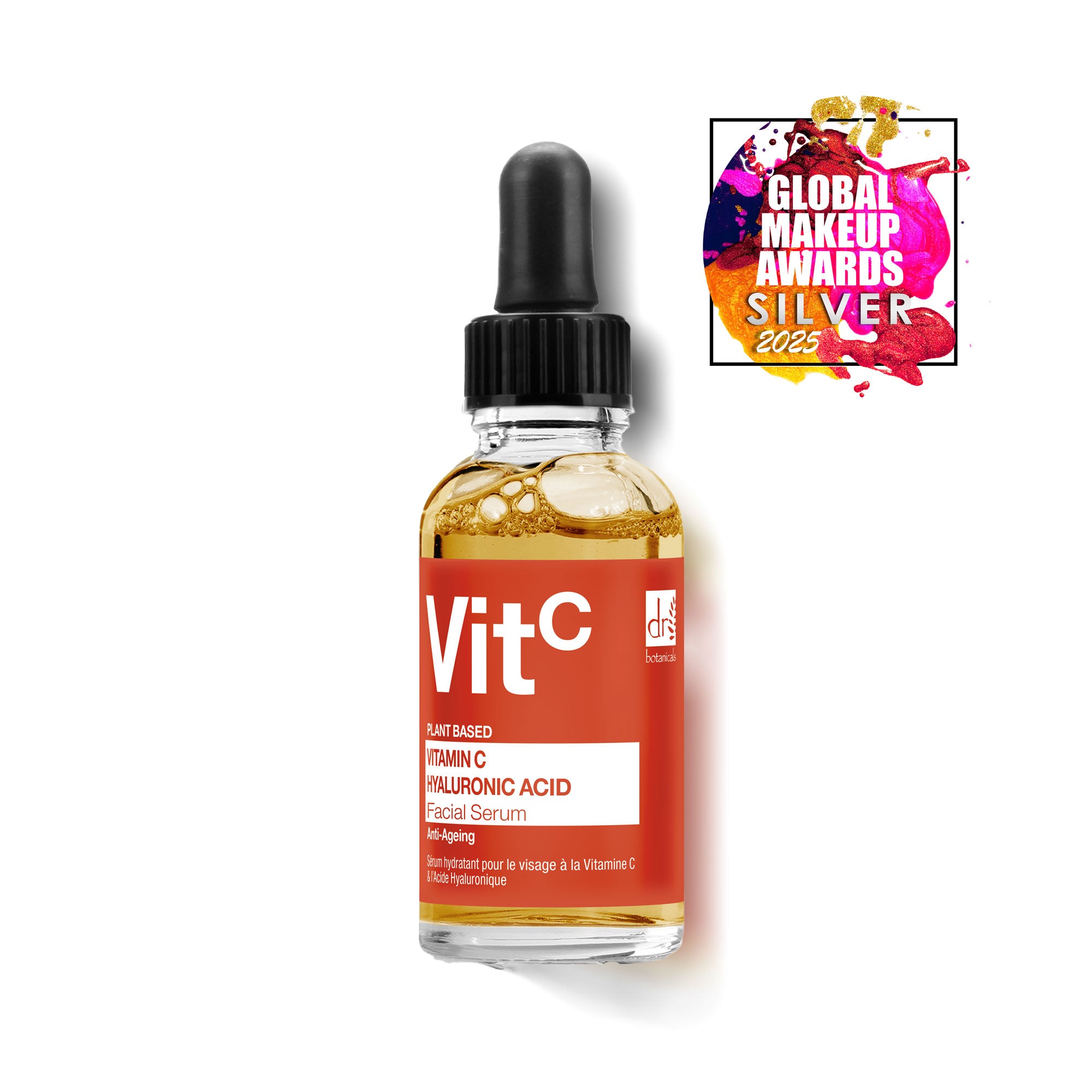Vitamina C 5% y Ácido Hialurónico 2% Sérum Facial Hidratante 30ml