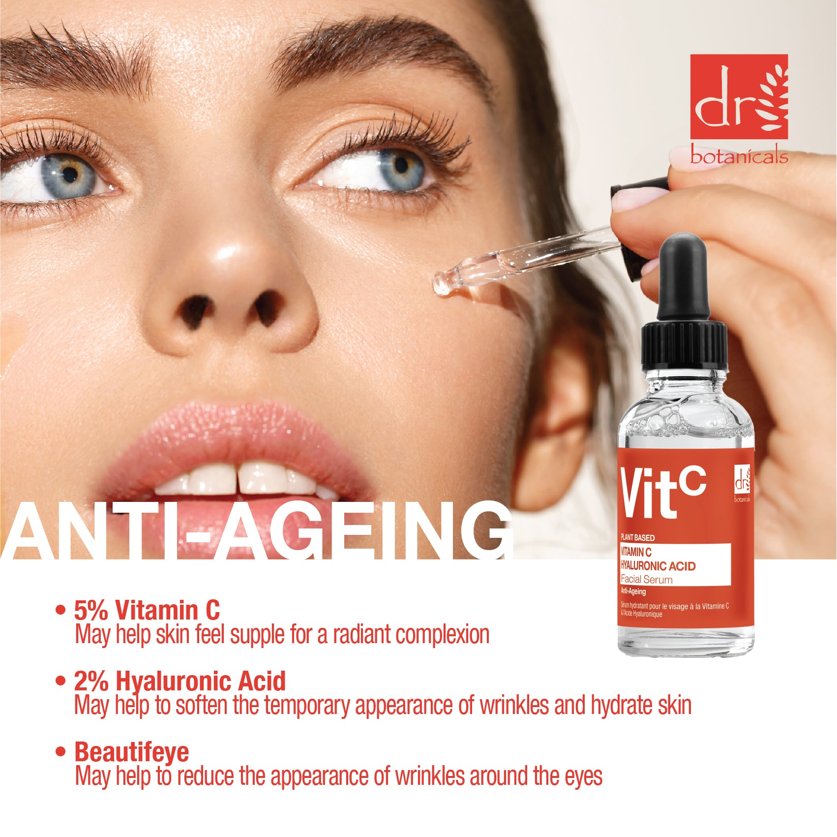 Dr Botanicals Vitamin C Duo Moisturiser & Facial Serum Kit