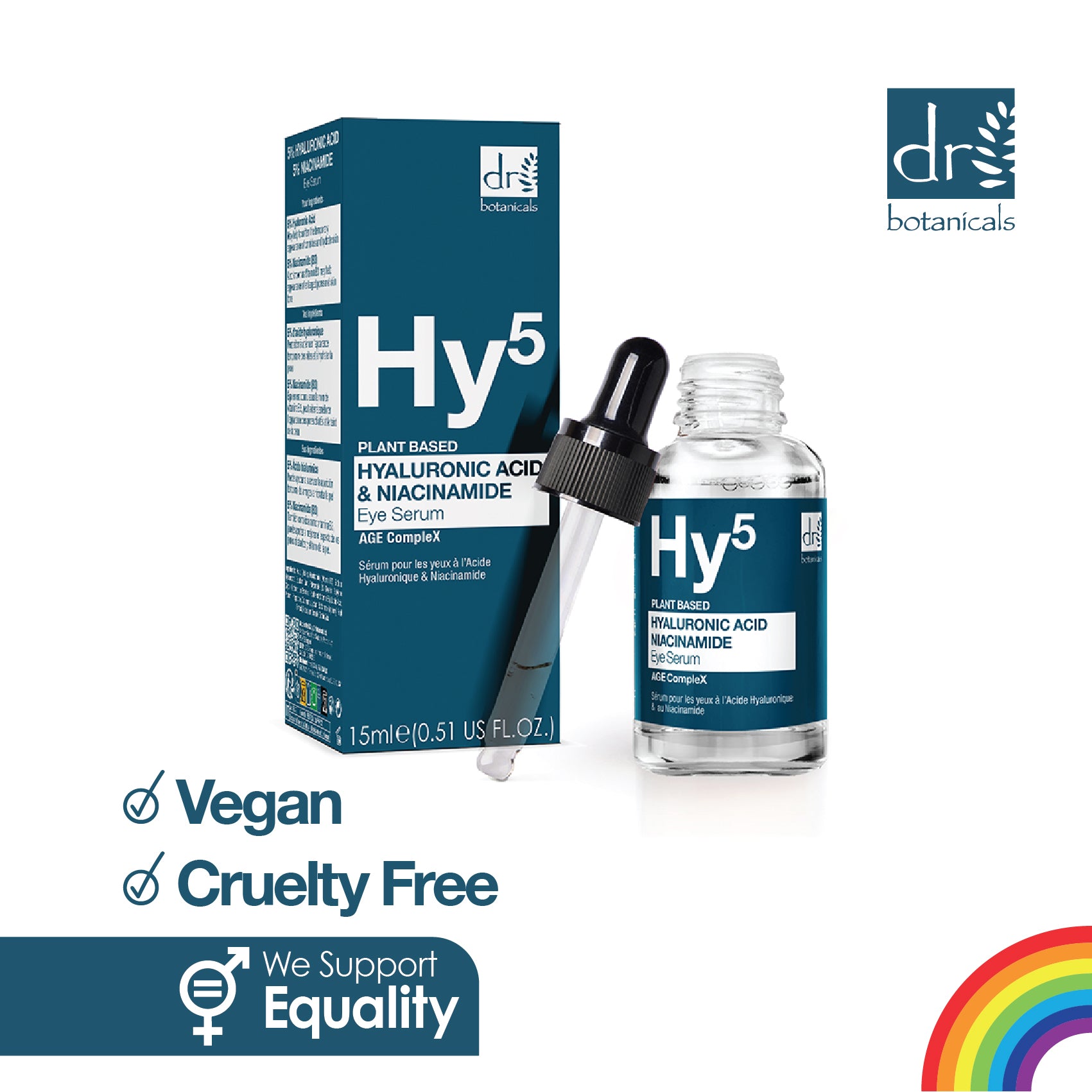 Dr Botanicals Hyaluronic Acid Day Moisturiser & Eye Serum Kit