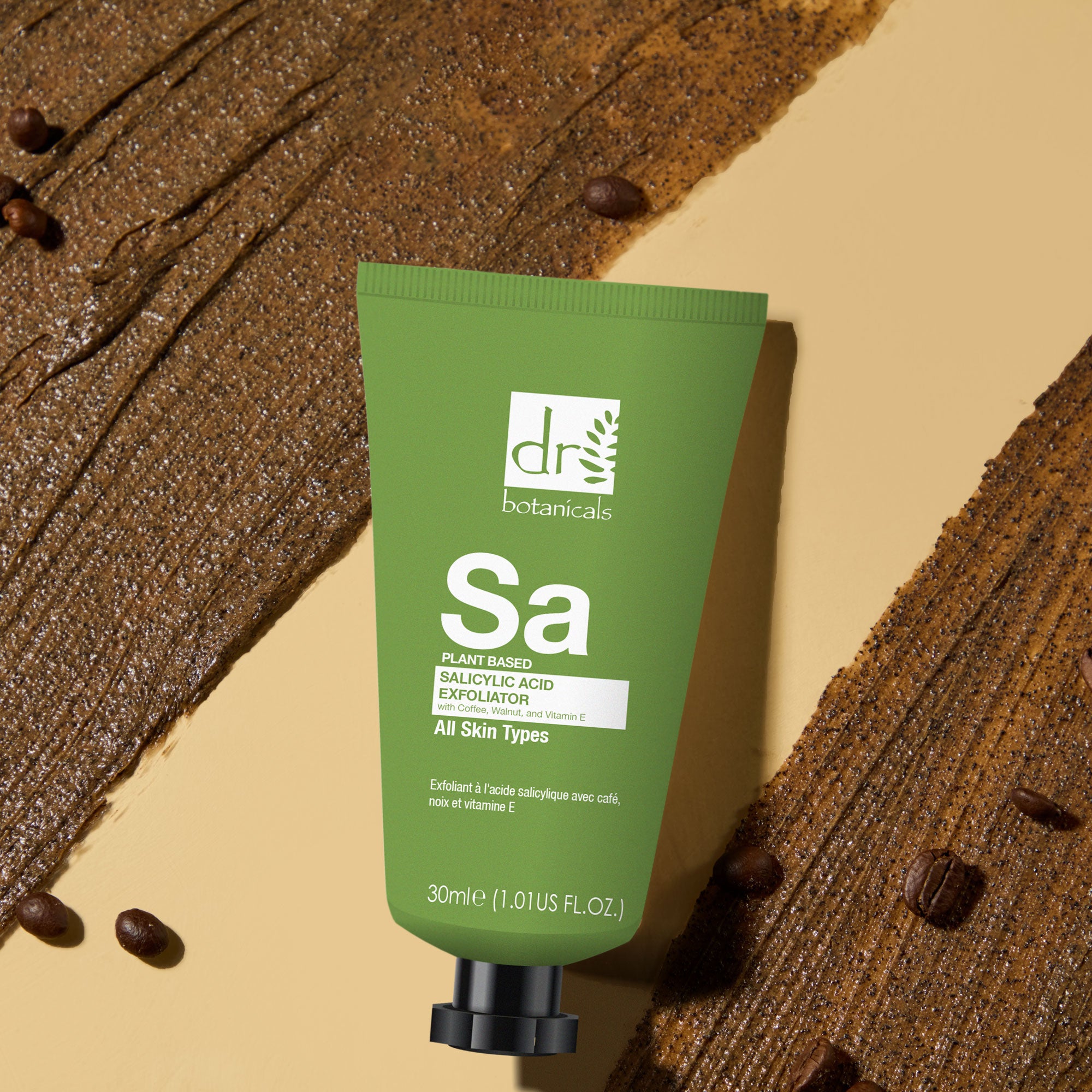 Salicylic Acid Exfoliator with Coffee, Walnut & Vitamin E 30ml VIP