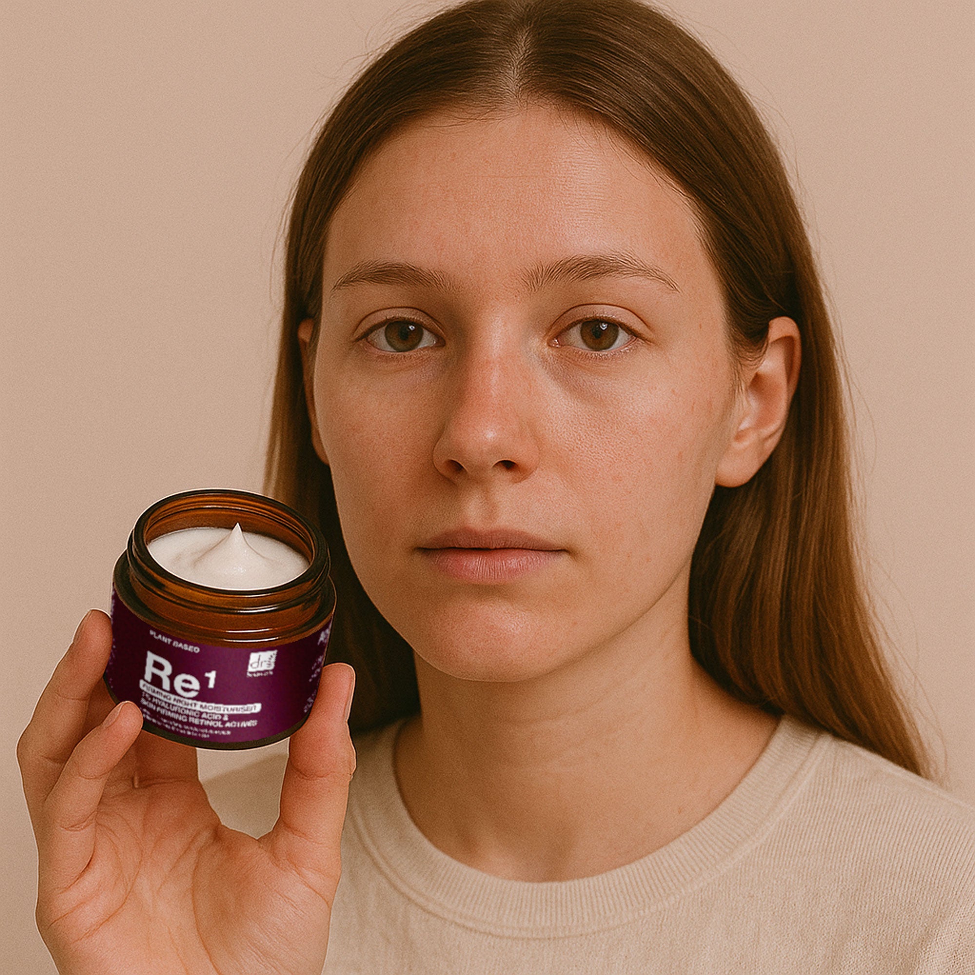 Dr Botanicals Firming Night Moisturiser with 1% Hyaluronic Acid & Skin Firming Retinol Actives 60ml