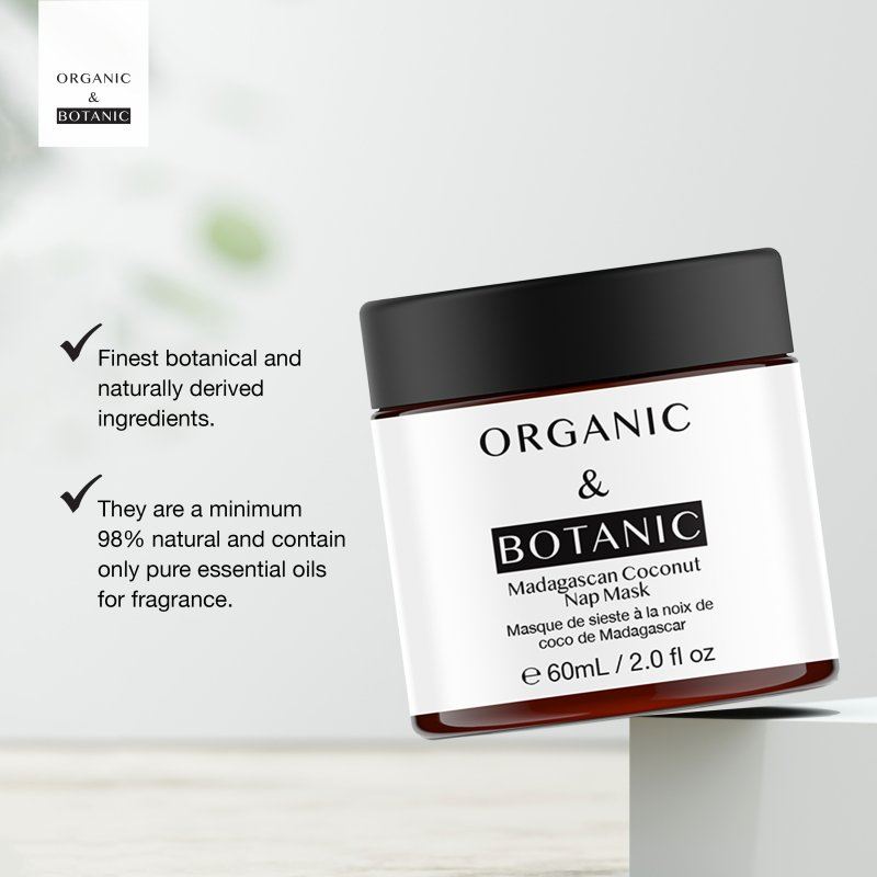 Madagascan Coconut Hydrating Nap Mask - 60ml - Revitalizing & Replenishing with Vitamin C for Radiant, Dewy Skin