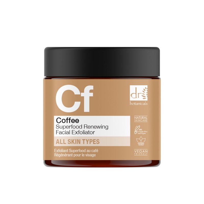 Coffee Superfood Renewing Facial Exfoliator 60ml - Dr Botanicals