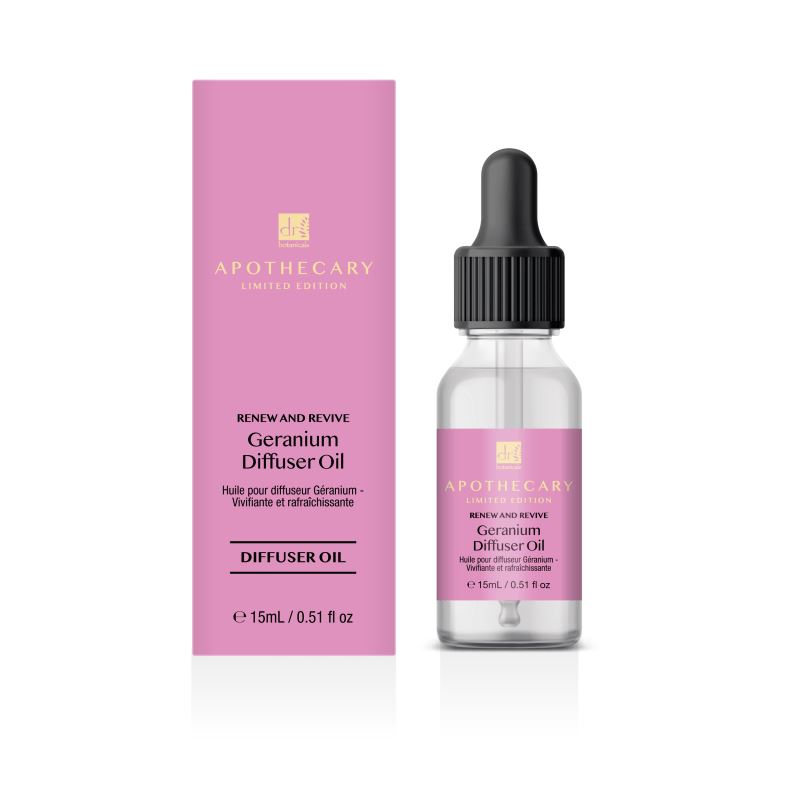 Wooden Aroma Diffuser + Geranium Oil Kit