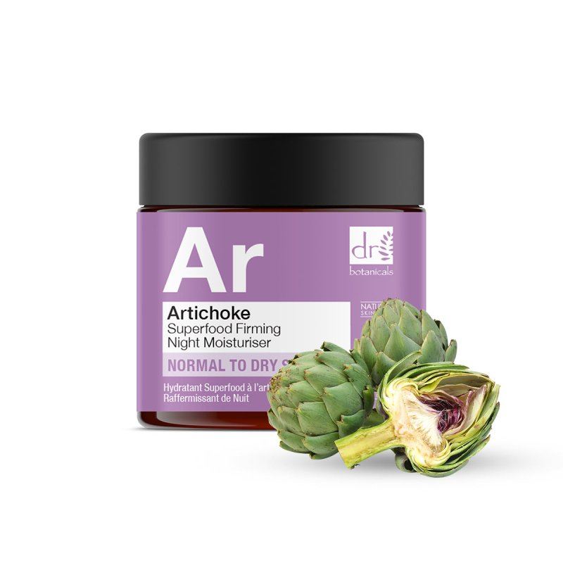 Kit hidratante nocturno reafirmante con superalimento de alcachofa