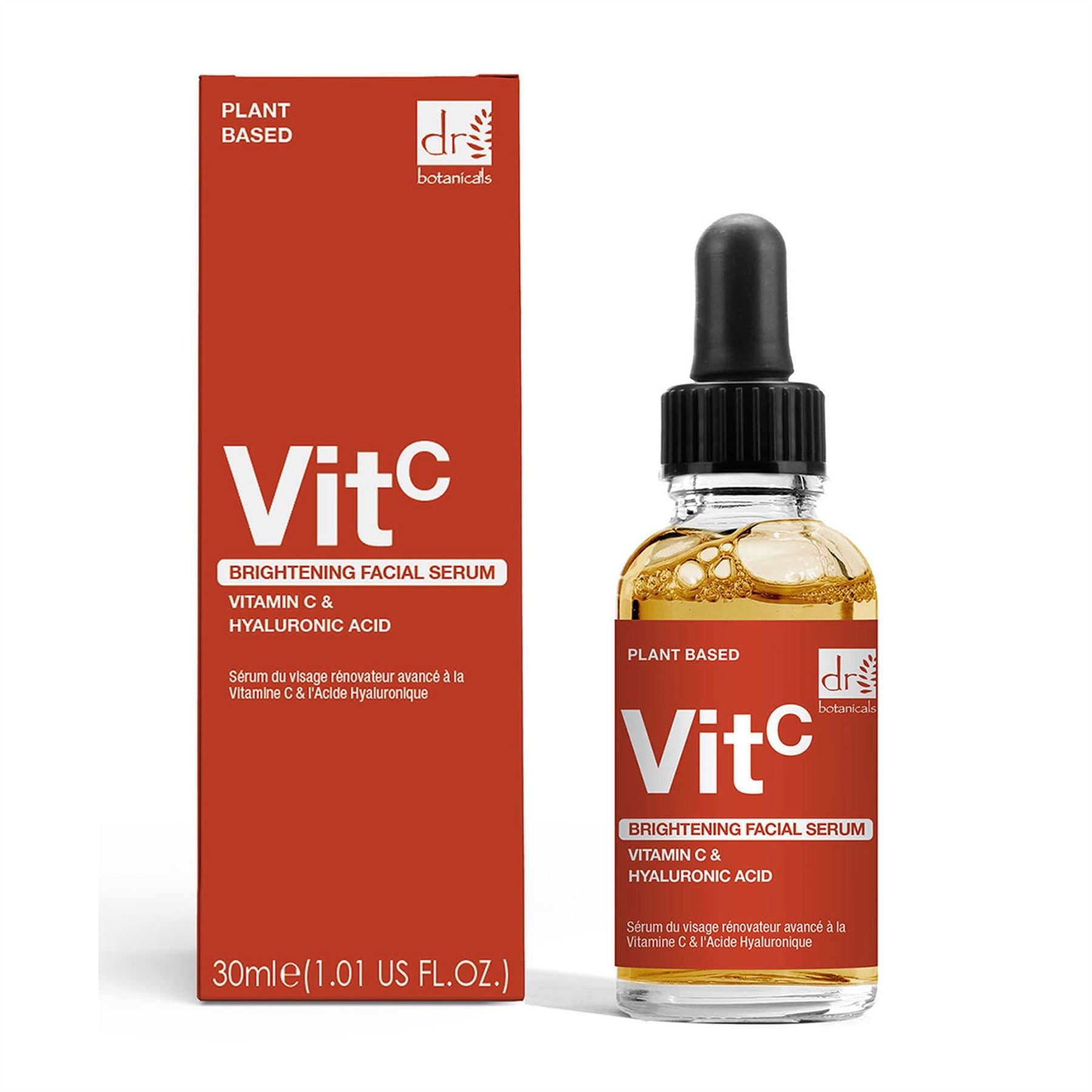 Brightening Facial Serum with 5% Vitamin C & 2% Hyaluronic Acid 30ml