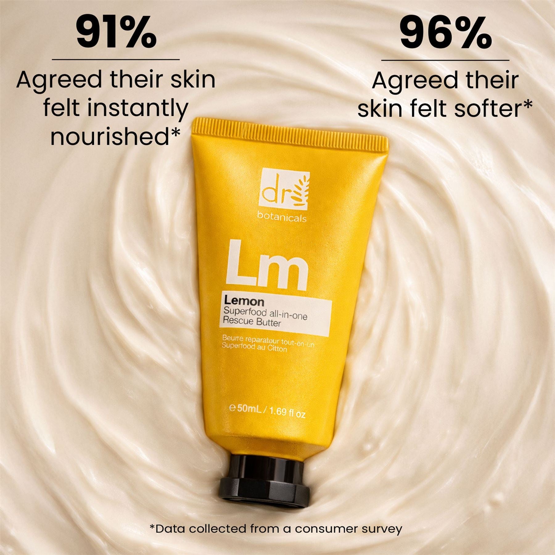 RDB Lemon Superfood all-in-one  Rescue Butter 50ml Trio Set