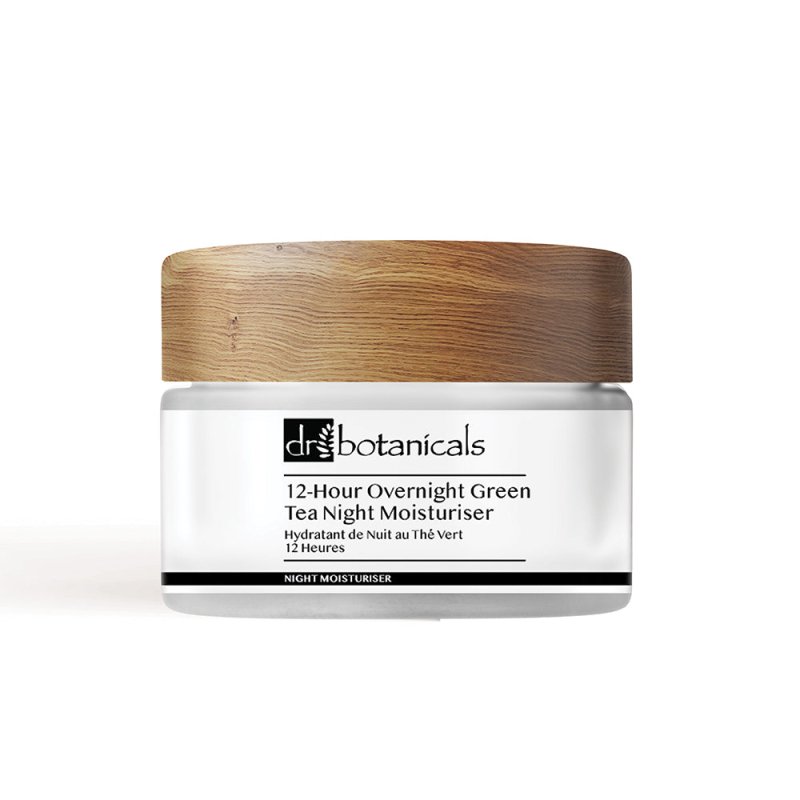 12 - Hour Overnight Green Tea Night Moisturiser - Dr Botanicals