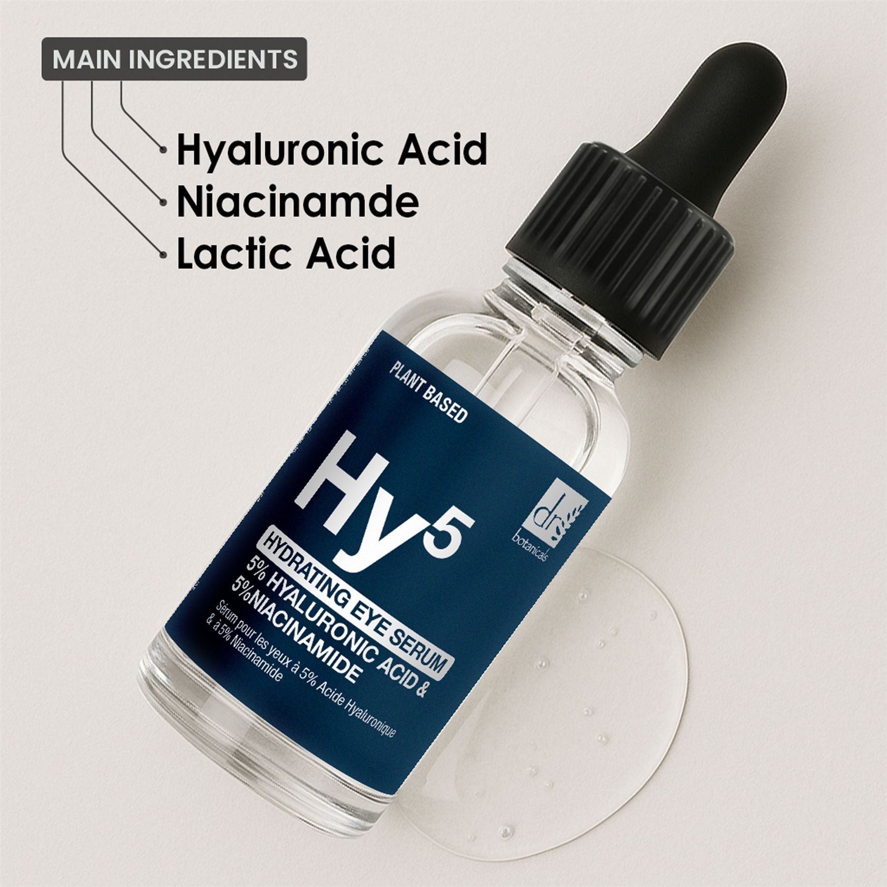 Hydrating Eye Serum with 5% Hyaluronic acid & 5% Niacinamide 15ml