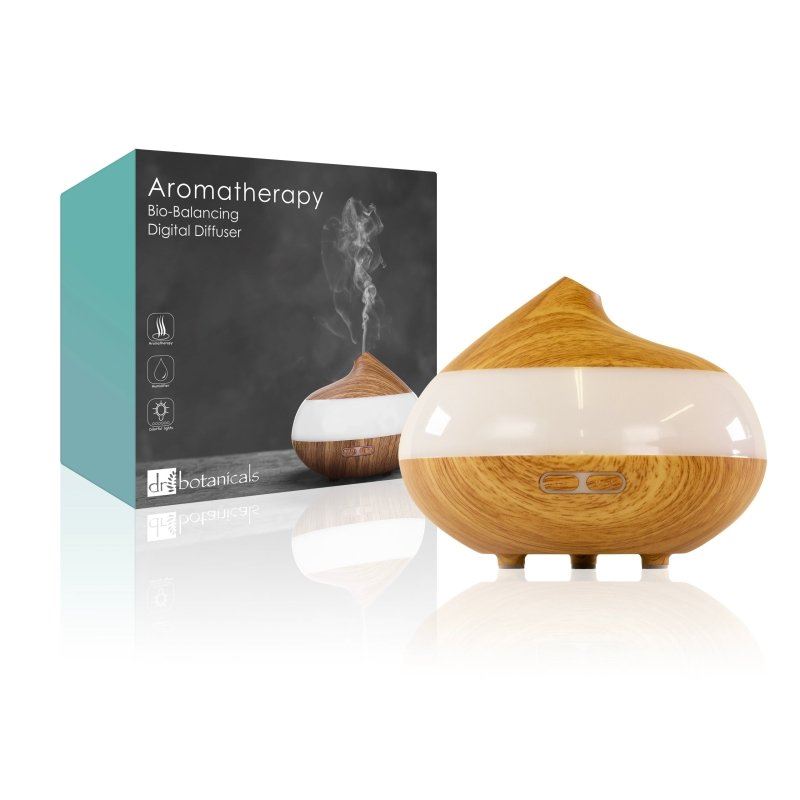 Wooden Aroma Diffuser + Geranium Oil Kit