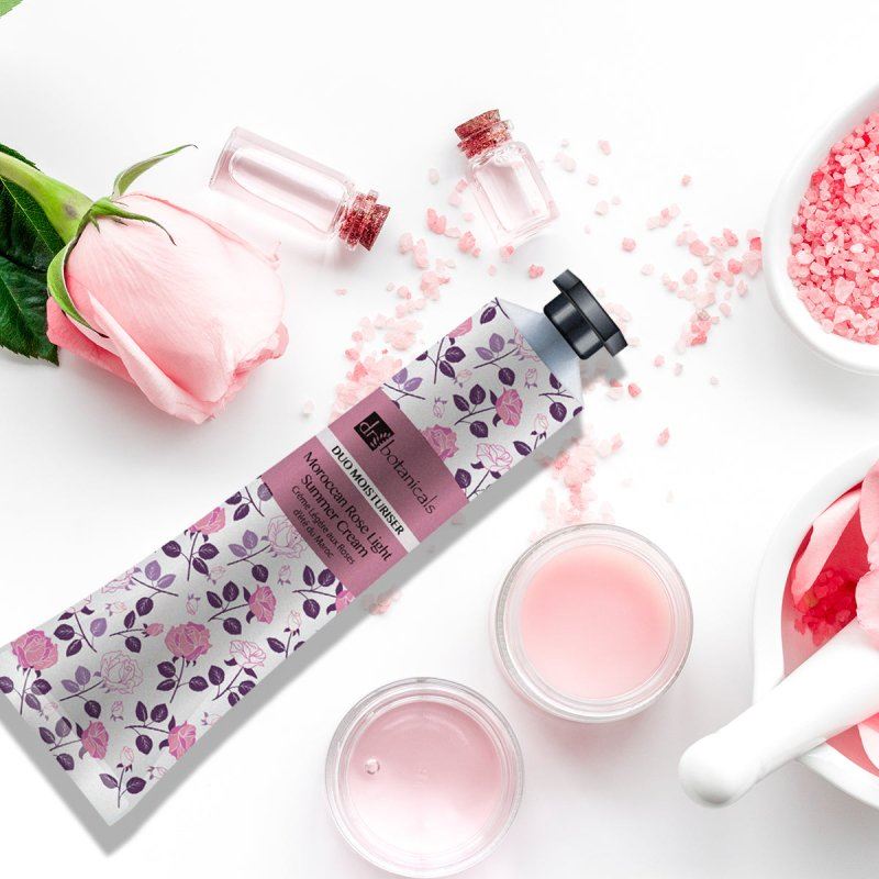 " Colección K2 DB Flower Blossom : Dúo crema verano rosa marroquí 50ml + Crema Dúo Vigorización Tropical 50ml"