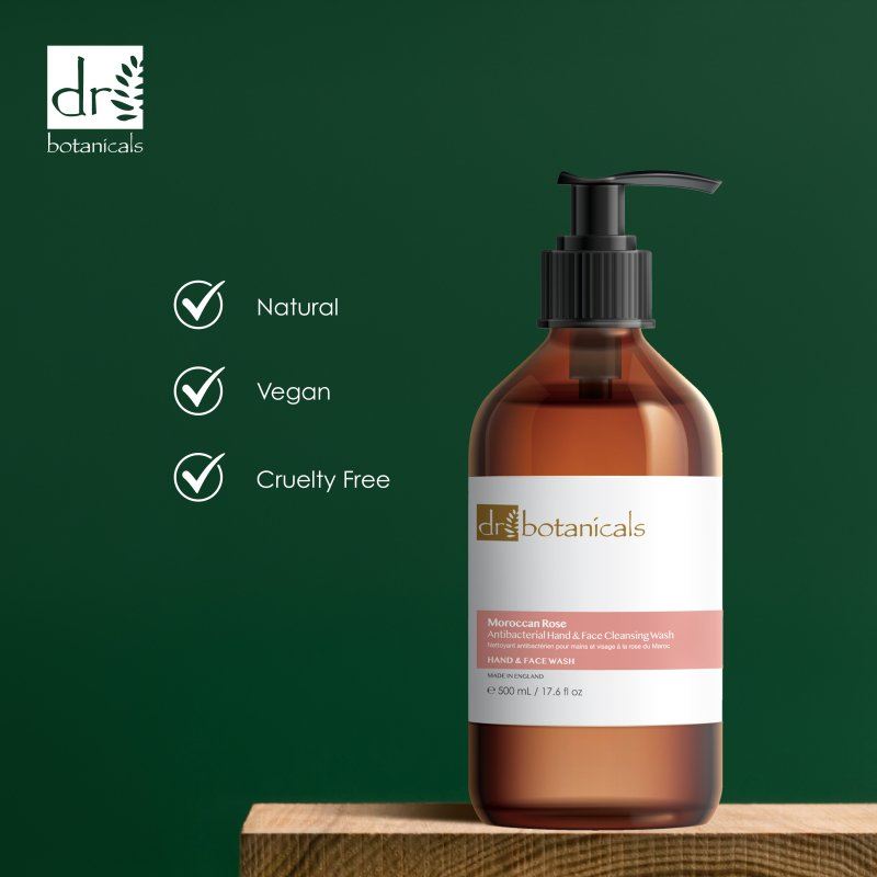 Moroccan Rose Antibacterial Hand & Face Cleansing Wash 500ml