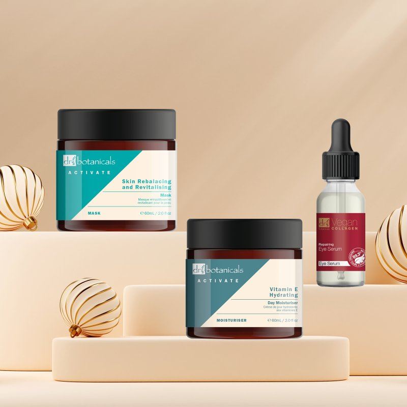 Kit matutino hidratante reequilibrante + revitalizante con vitamina E 