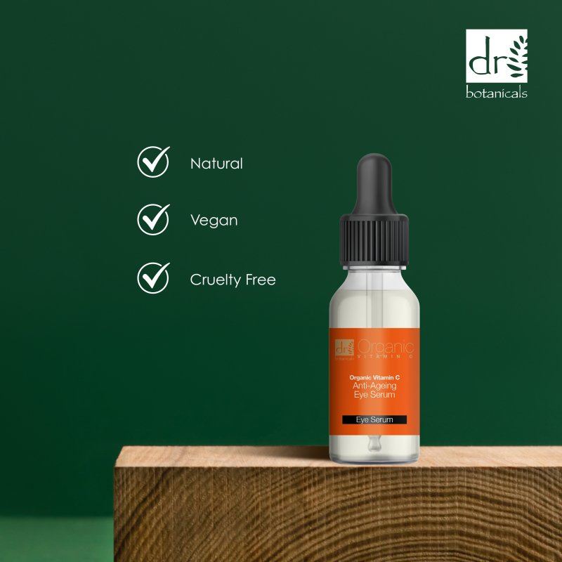 Suero de ojos antiedad con vitamina C orgánico 15 ml