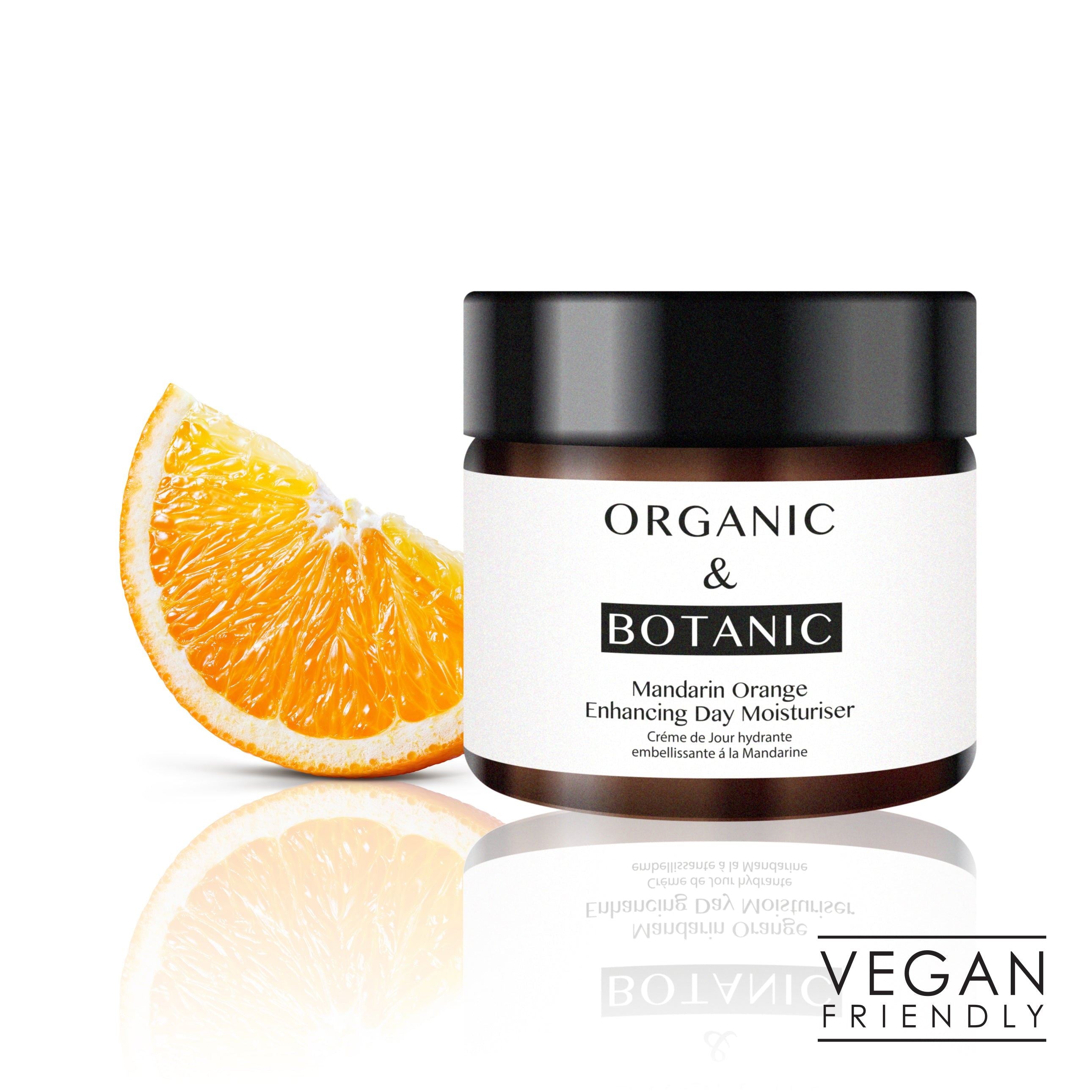 Kit hidratante para rostro y cuerpo potenciador de naranja mandarina 