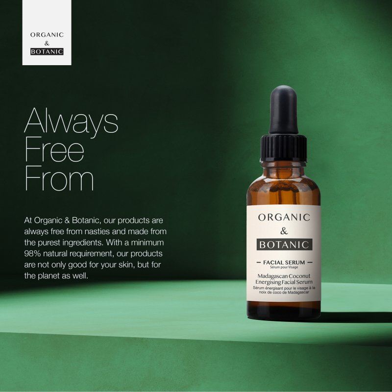 Madagascan Coconut Facial Serum - 30ml - Hydrating & Soothing Serum with Aloe Vera & Vitamin E for Radiant, Nourished Skin