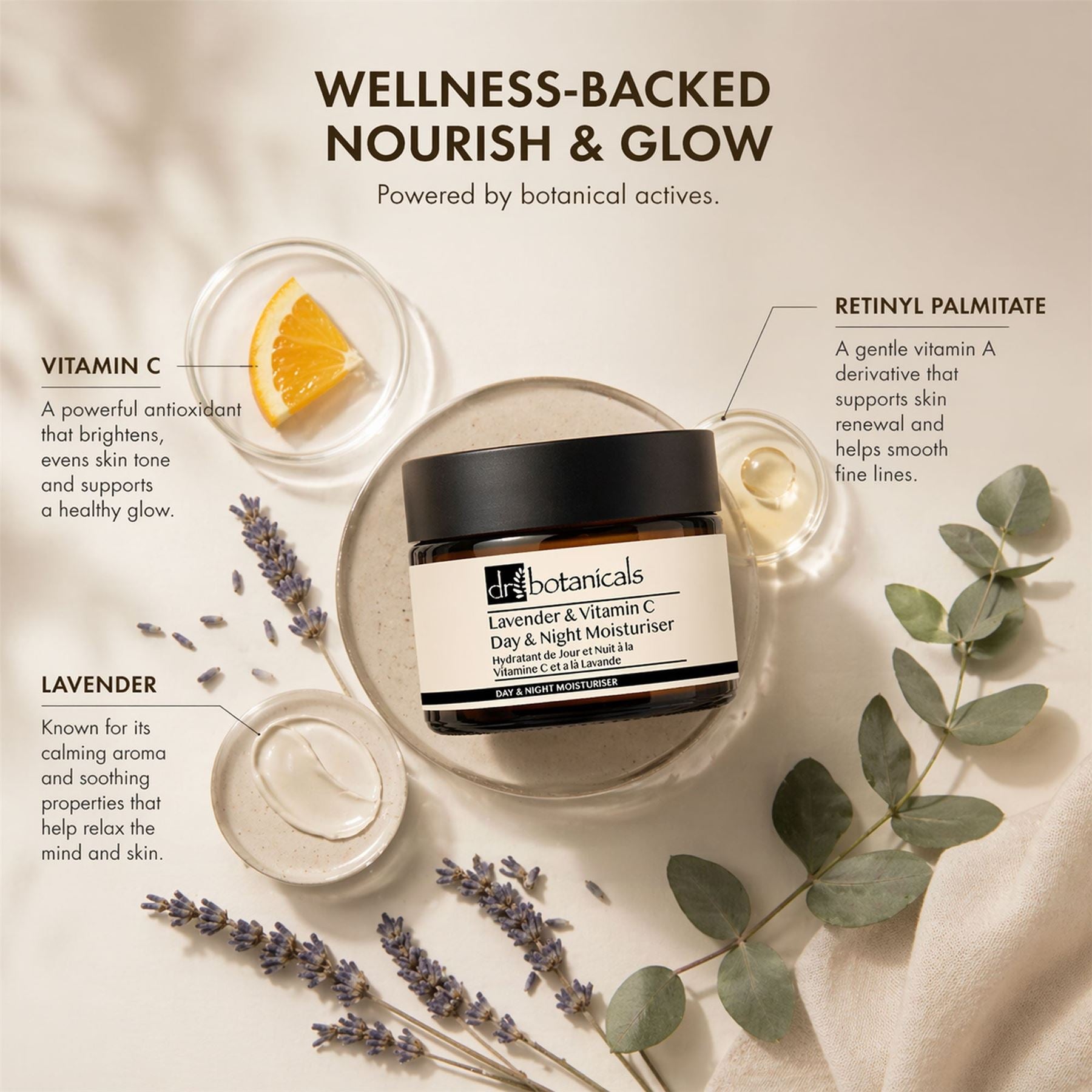 Lavender & Vitamin C Day & Night Moisturiser