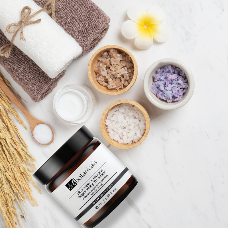 Dr Botanicals Advanced Anti-Oxidant Superfood Facial Oil + Ultra-Repair Overnight Regenerating Treatment