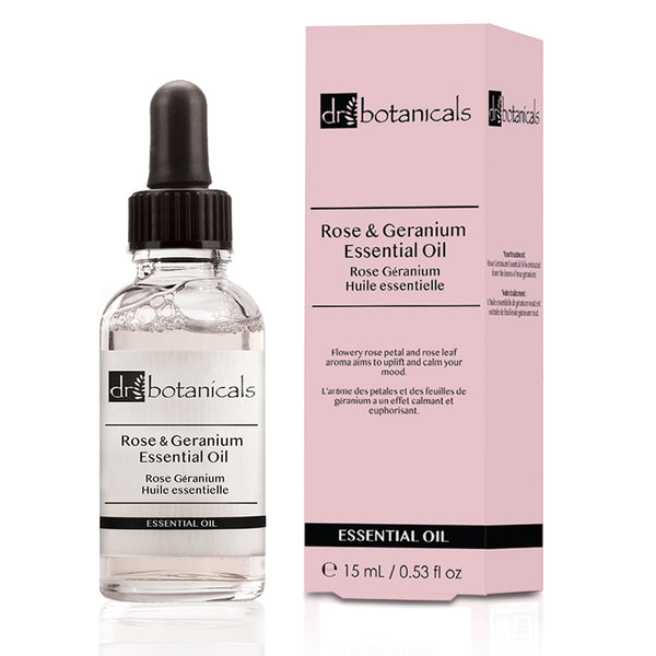 Dr Botanicals Rose & Geranium Essential Oil 15ml