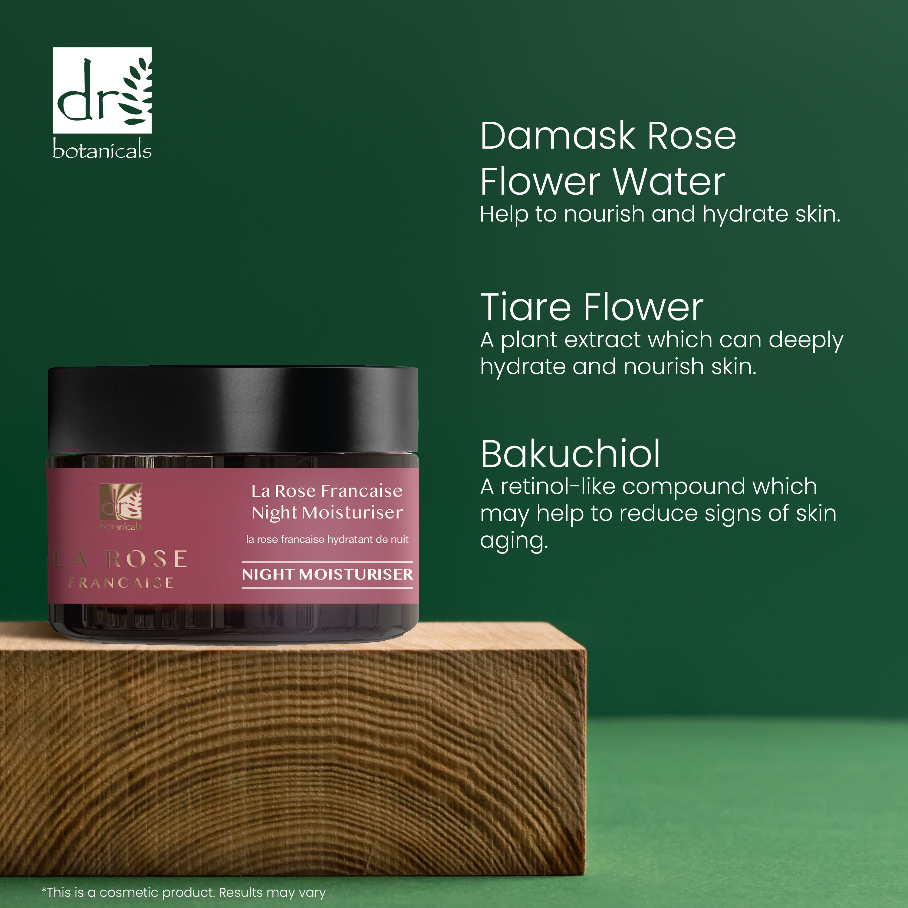 DB  La Rose Française - Day Moisturiser, Night Moisturiser and Facial Serum