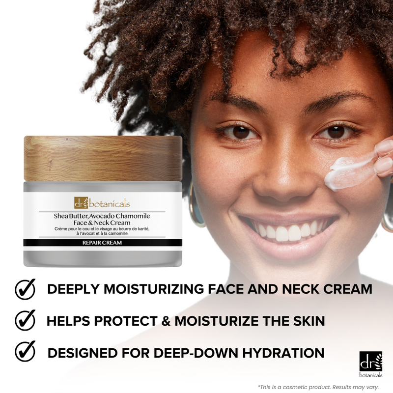 Dr Botanicals Shea Butter Face & Neck Cream 50ml