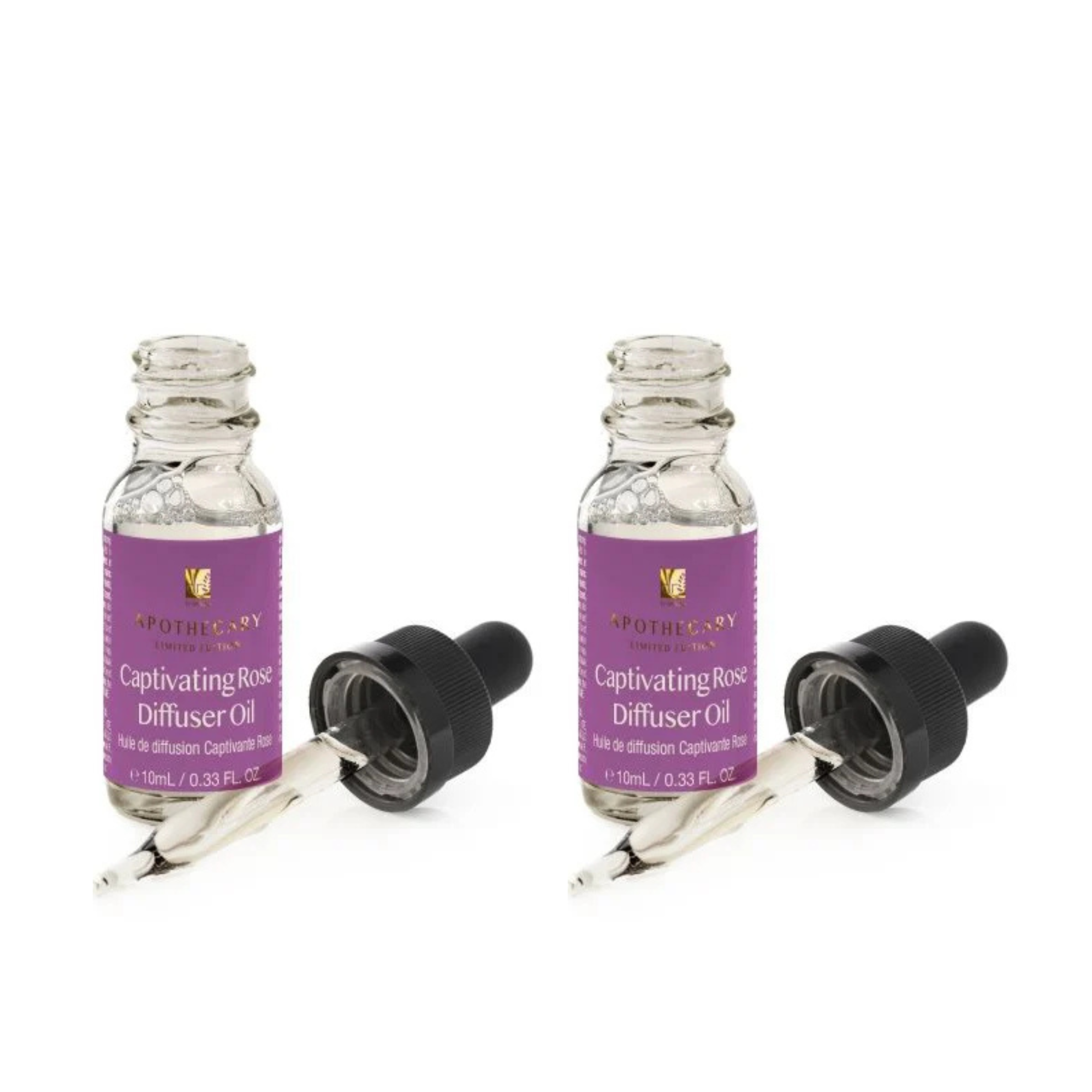 Dr Botanicals Captivating Rose Diffuser Oil 10ml Twin Value Savings Pack