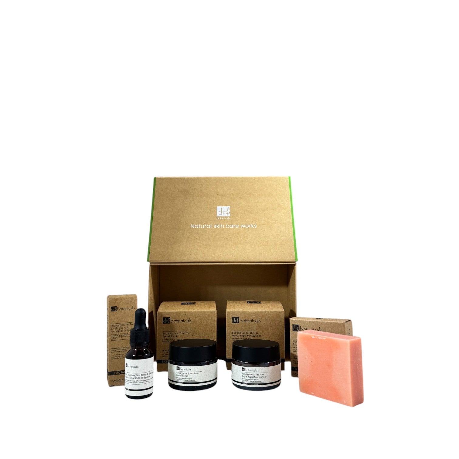 Dr Botanicals Anti-Ageing Eucalyptus & Tea Tree Skincare Winter Season Gift Set