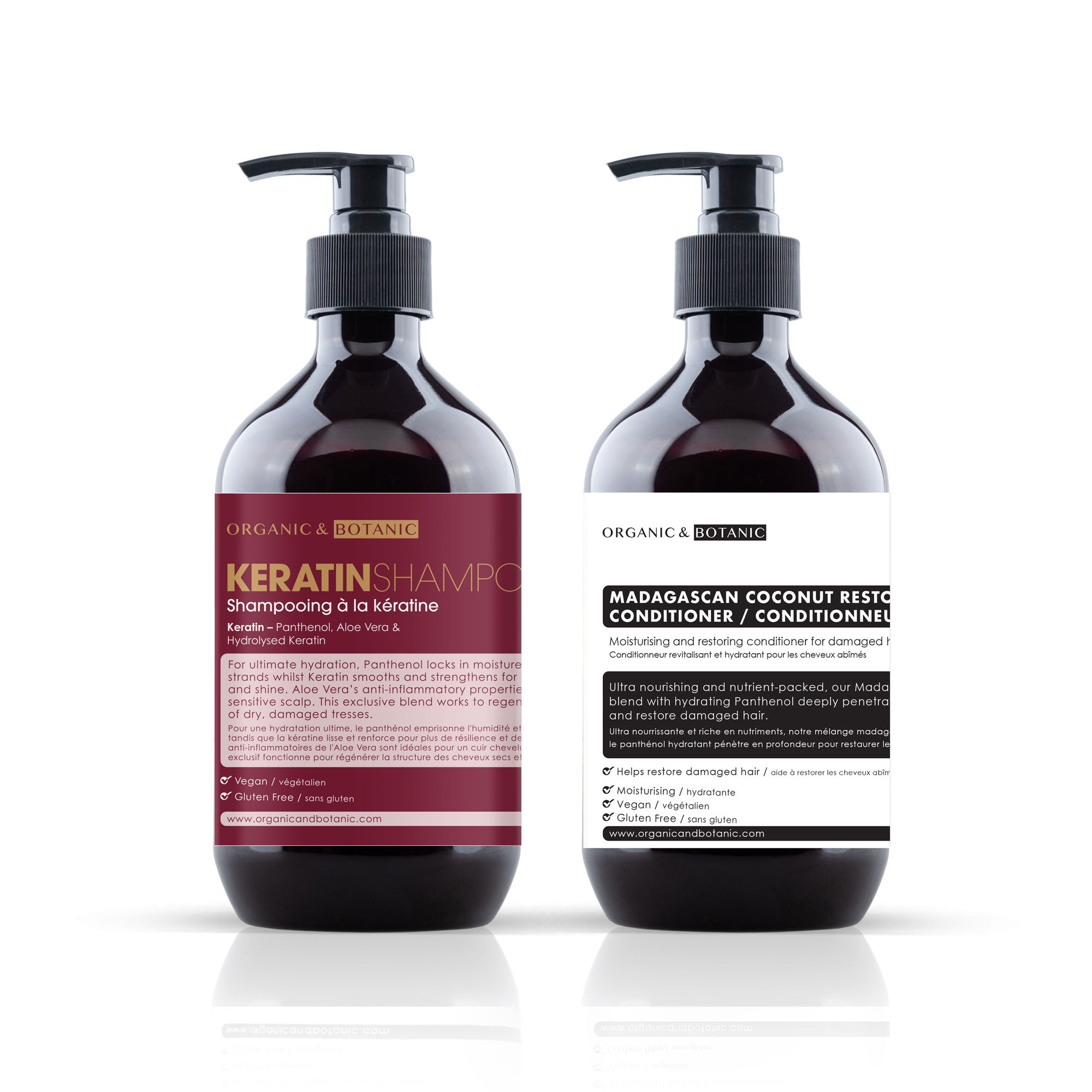 Organic & Botanic Strengthening Shampoo & Moisturising Conditioner Set