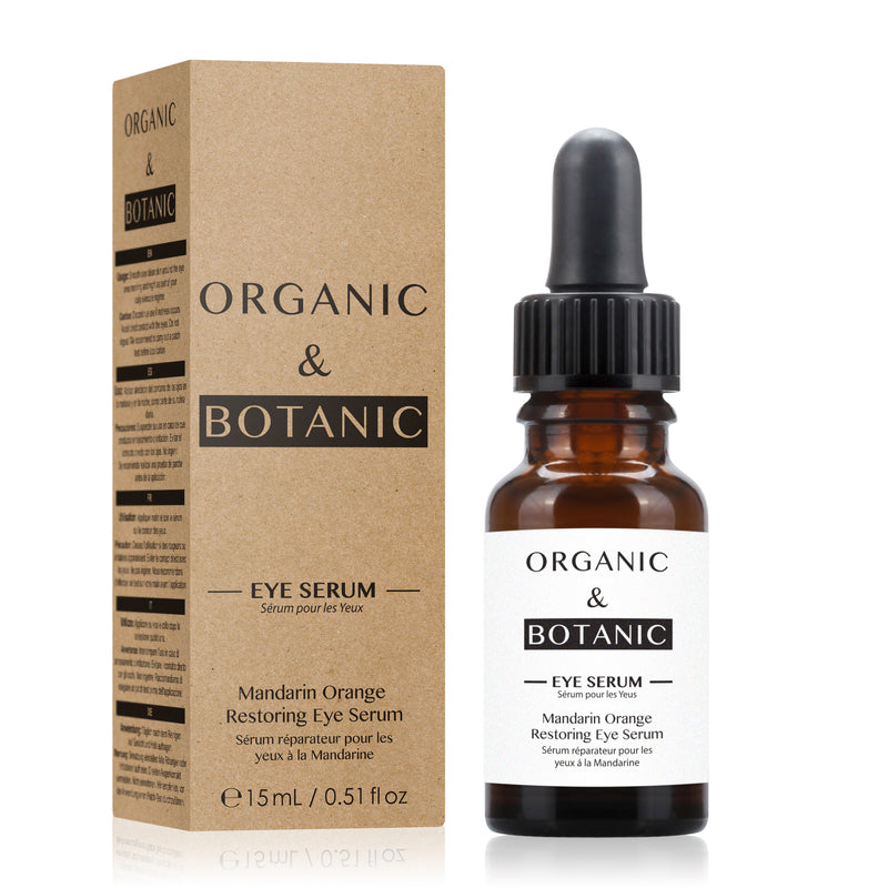 Organic & Botanic Mandarin Orange Restorative Eye Serum + Mandarin Orange  Correcting Facial Serum