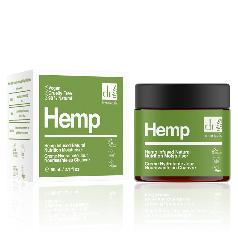 Dr Botanicals Hemp Infused Natural Nutrition Moisturiser 60ml