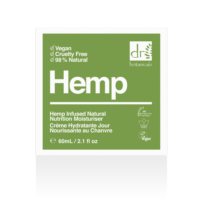 Dr Botanicals Hemp Infused Natural Nutrition Moisturiser 60ml