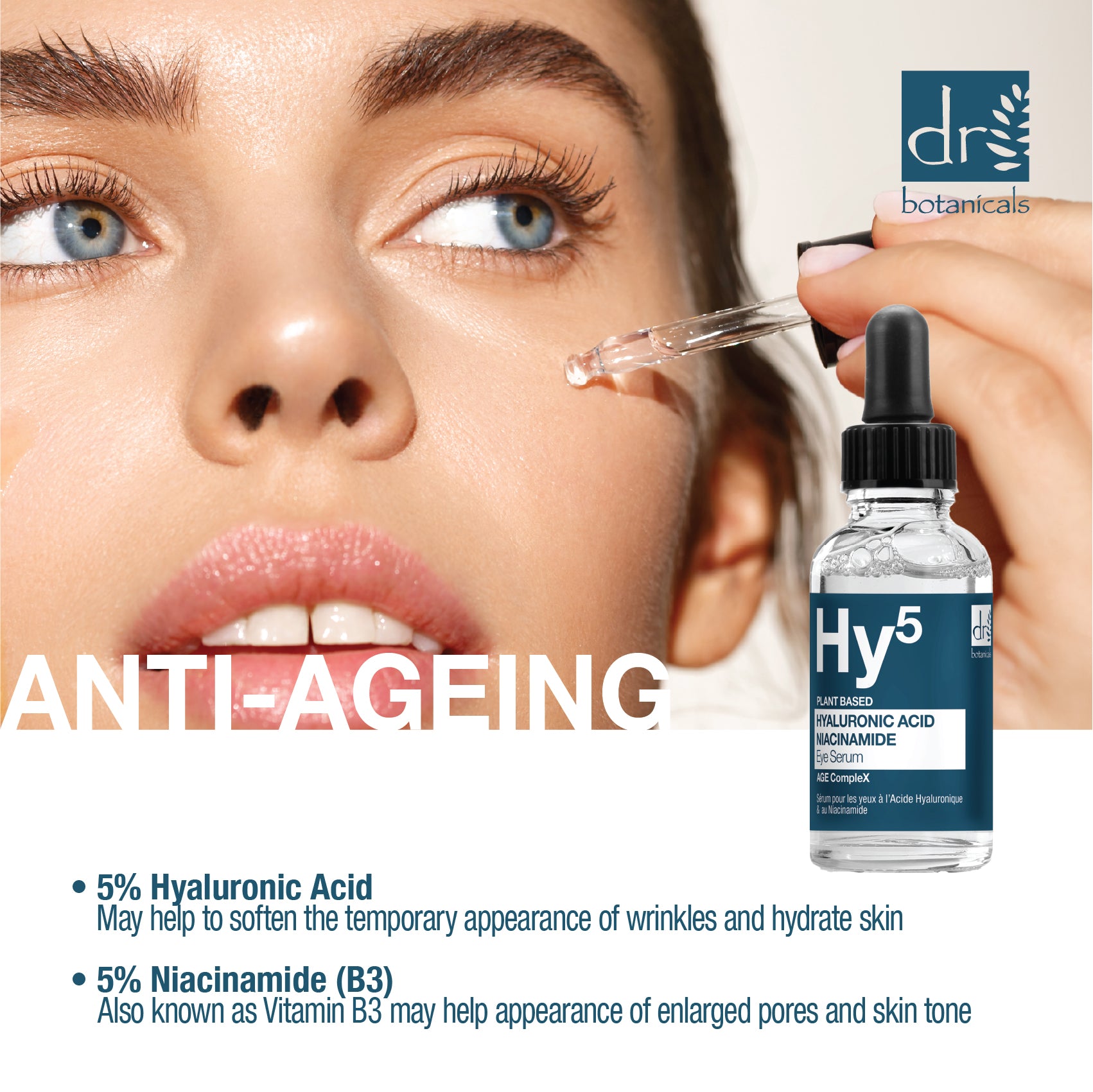 Dr Botanicals Anti-Ageing Hyaluronic Acid Skincare Gift Set