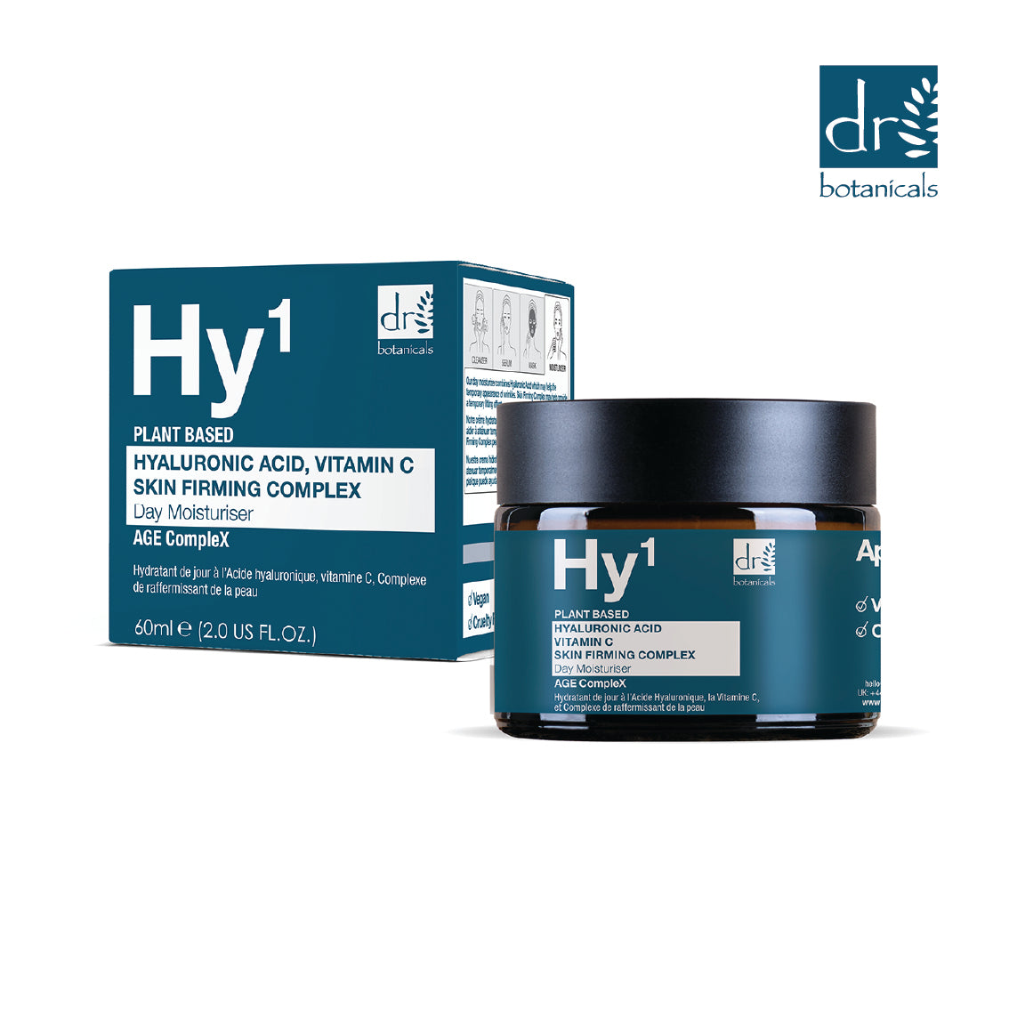 Hyaluronic Acid 1% & Vitamin C 1% & Skin Firming Complex 1% Day Moisturiser 60ml