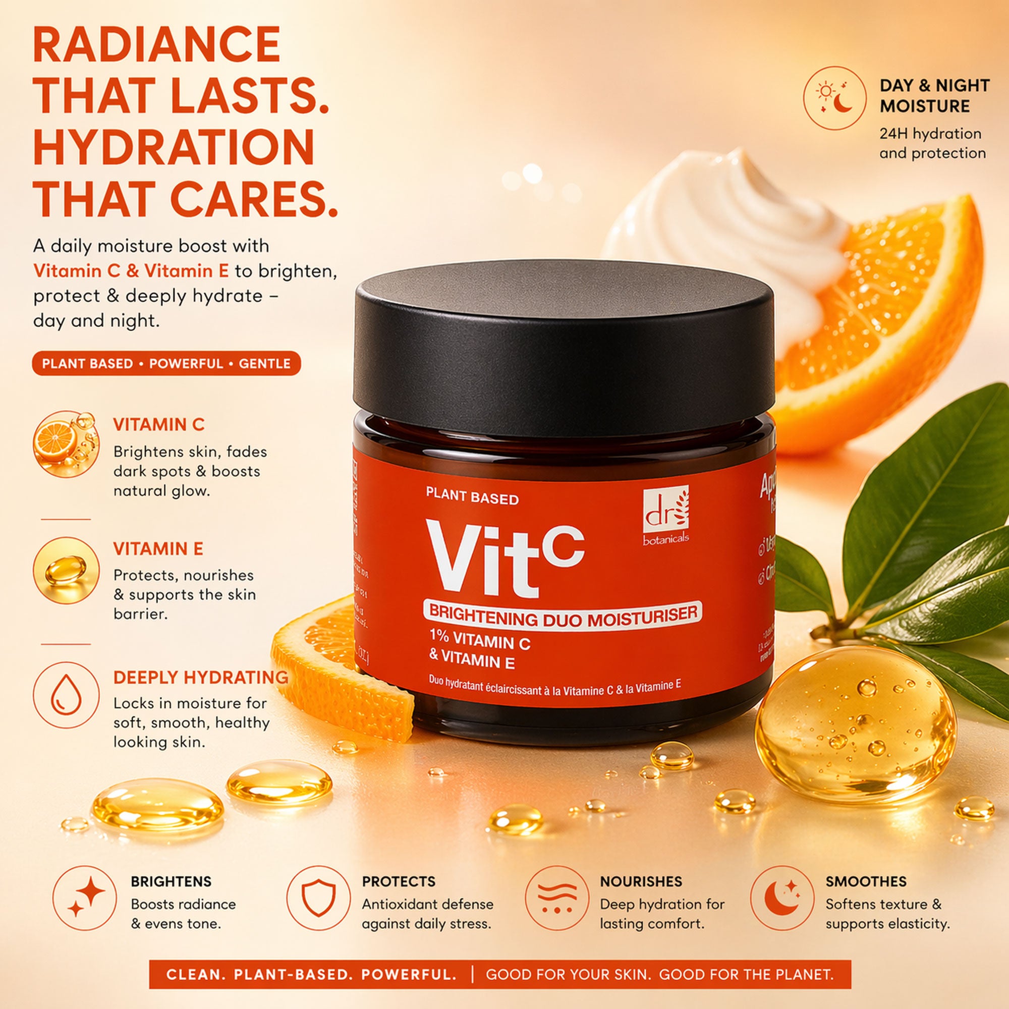 Brightening Duo Moisturiser with 1% Vitamin C & Vitamin E  60ml