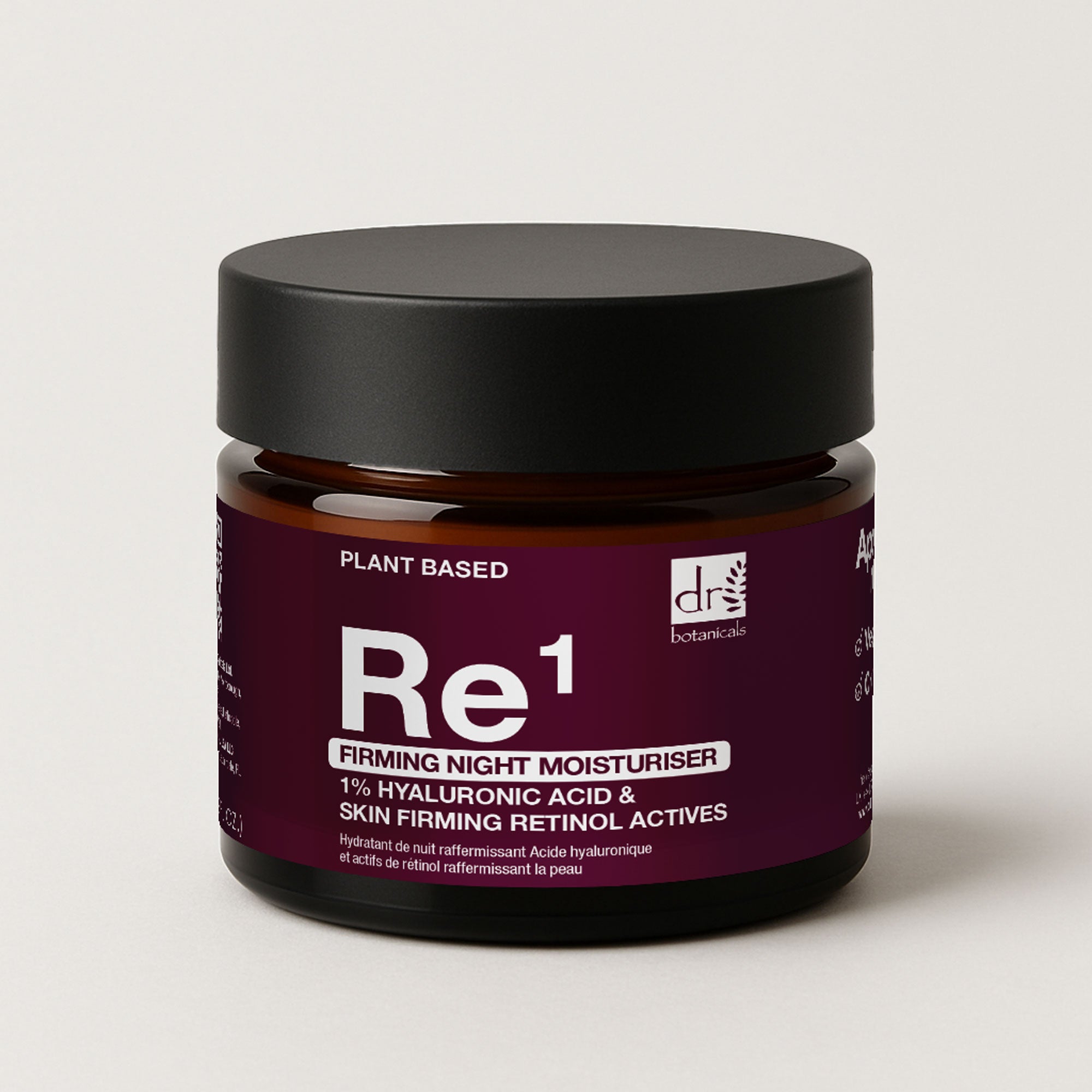 Dr Botanicals Firming Night Moisturiser with 1% Hyaluronic Acid & Skin Firming Retinol Actives 60ml