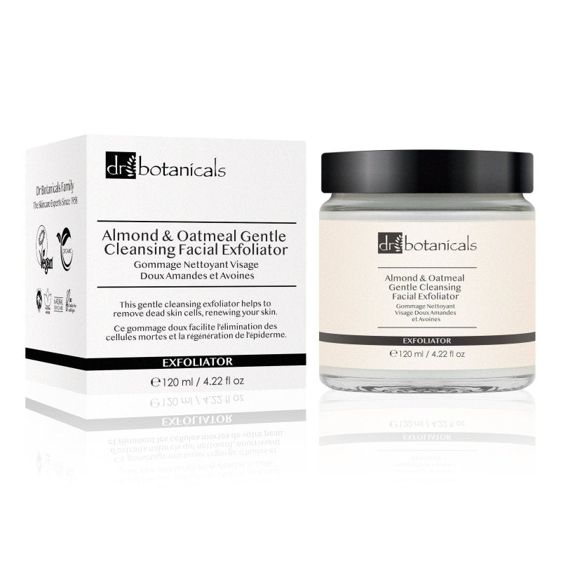 Almond & Oatmeal Cleansing Exfoliator 120ml - Dr Botanicals