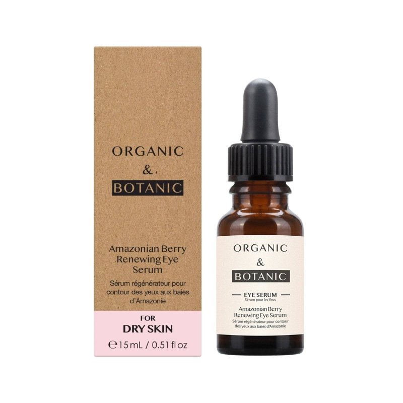 Amazonian Berry Eye Serum - 15ml - Depuffing, Hydrating, & Brightening with Aloe Vera & Vitamin E for Refreshed, Youthful Eyes - Dr Botanicals